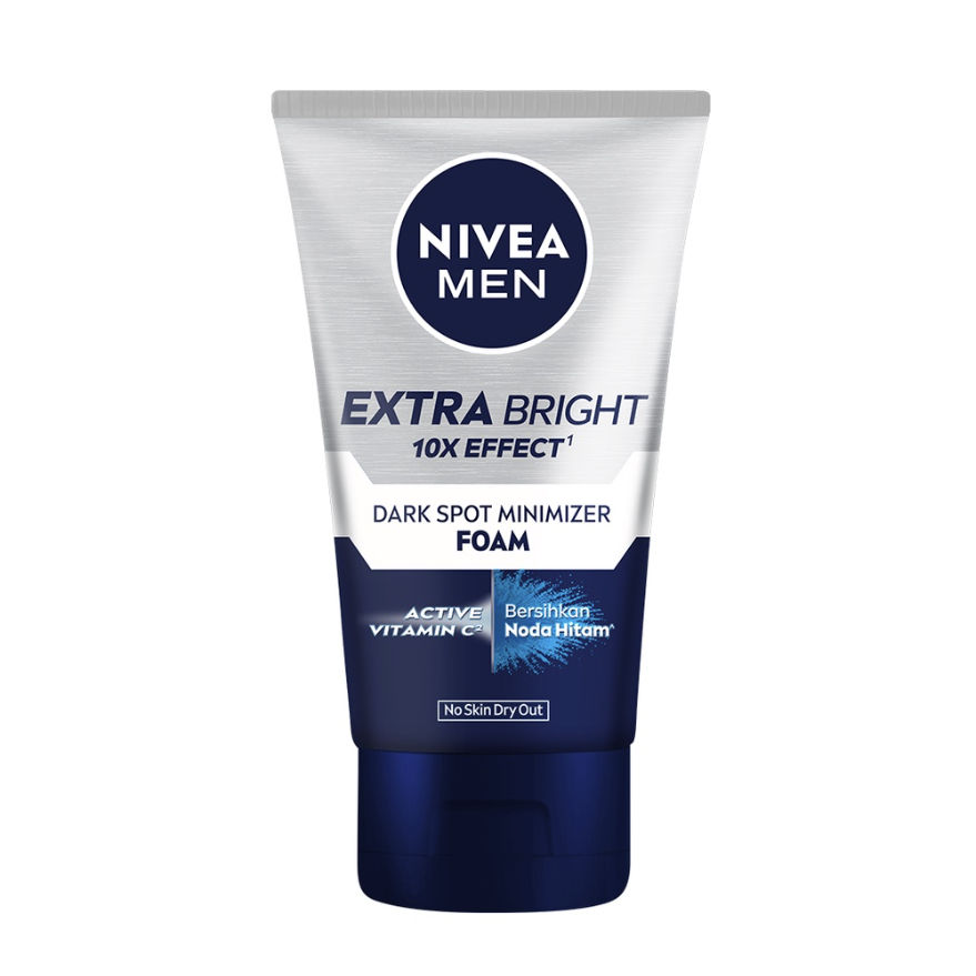 Nivea Men Extra Bright Dark Sport Minimizer Foam 100ml 